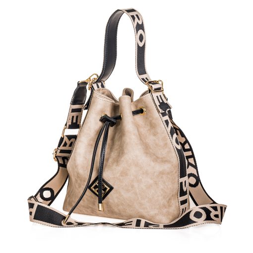 Τσάντα Γυναικεία Πουγκί Pierro Accessories Μόκκα 90400LR04