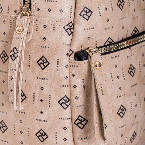 Pierro Accessories Τσάντα Γυναικεία Πλάτης Lilith Monogram 90569PM04 Πούρο