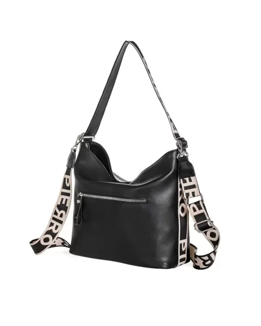 Γυναικεία Τσάντα Ώμου Pierro Accessories 90607PM01-Μαύρο