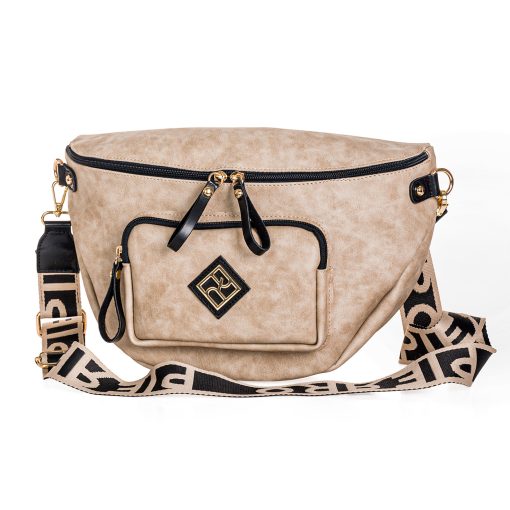 Γυναικεία Τσάντα Στήθους Pierro Accessories Μόκα 90632LR04