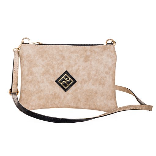 Μικρή Χιαστί Τσάντα Pierro Accessories Μόκα 90653LR04