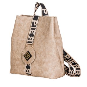 Γυναικεία Τσάντα Πλάτης Pierro Accessories Μόκα 90667LR04