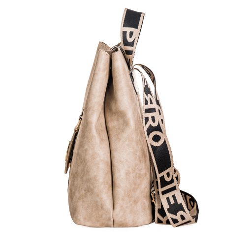 Γυναικεία Τσάντα Πλάτης Pierro Accessories Μόκα 90667LR04