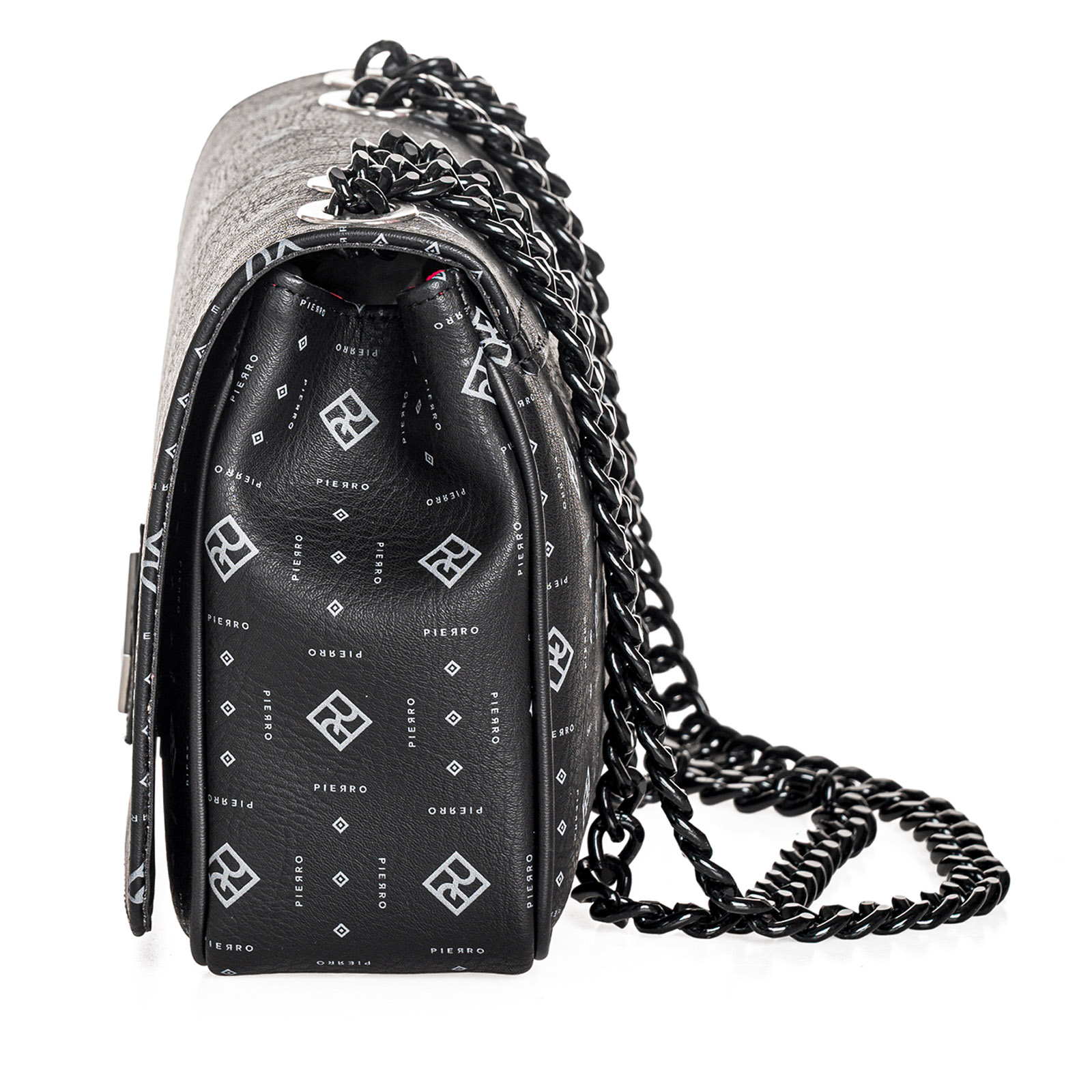 μαύρη τσάντα ώμου Pierro Accessories