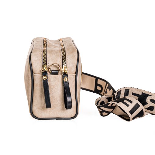 Γυναικεία Τσάντα Χιαστί Pierro Accessories Μόκα 90877LR04