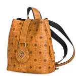 Γυναικείο σακίδιο πλάτης Pierro Accessories 90880PM11 Monogram σε ταμπά χρώμα με ανάγλυφο λογότυπο.