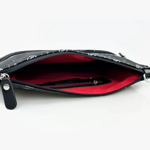 Γυναικεία Τσάντα Χιαστί Pierro Accessories 90881PM01 Μαύρο