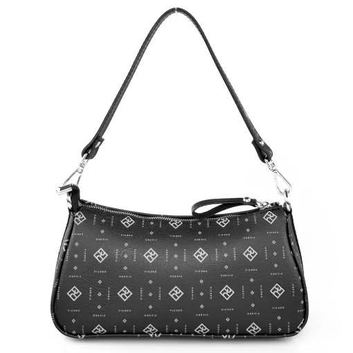 Γυναικεία Τσάντα Ώμου Χιαστί Pierro Accessories 90882PM01 Μαύρη