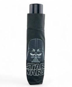 Παιδική Χειροκίνητη Ομπρέλα Βροχής Μαύρη Star Wars 6905-01