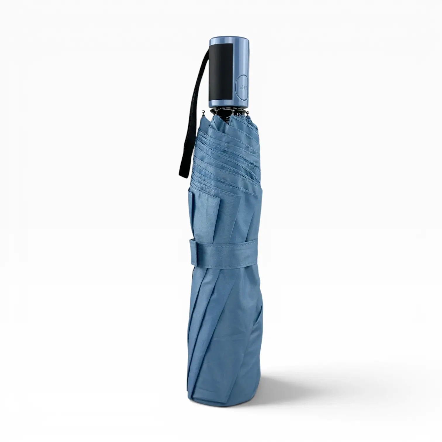 Αυτόματη σπαστή ομπρέλα βροχής Blue Drop A689D σε μαύρο χρώμα με 8 ακτίνες