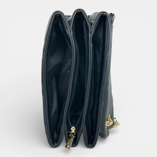 Ari Gorgio Γυναικεία τσάντα ώμου Μαύρη με αλυσίδα AG2301-03 AG2313-01