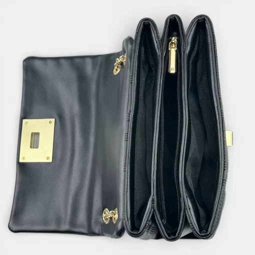 Ari Gorgio Γυναικεία τσάντα ώμου Μαύρη με αλυσίδα AG2301-03 AG2313-01