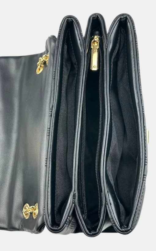 Ari Gorgio Γυναικεία τσάντα ώμου Μαύρη με αλυσίδα AG2301-03 AG2313-01