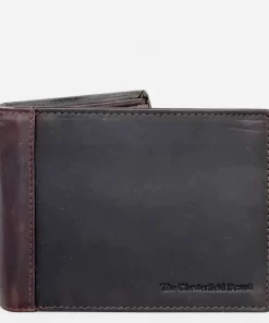 Ανδρικό Δερμάτινο Πορτοφόλι Chesterfield Alvina Καφέ C08.0201A01