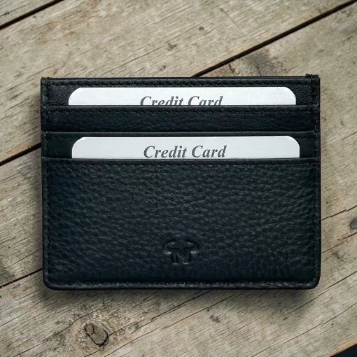 Δερμάτινη Καρτοθήκη Calfnero C1044 Μαύρο