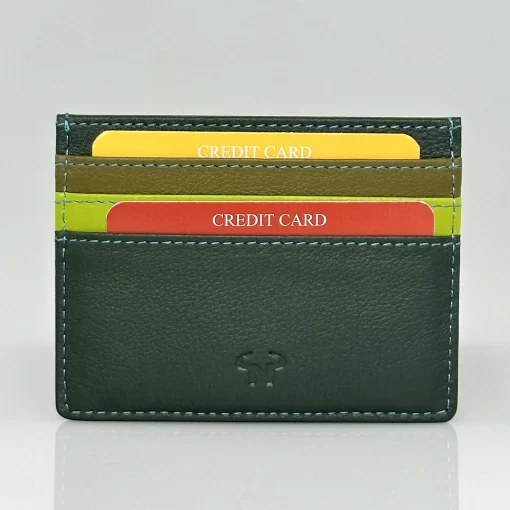 Δερμάτινη Καρτοθήκη Calfnero C1044 Πράσινο