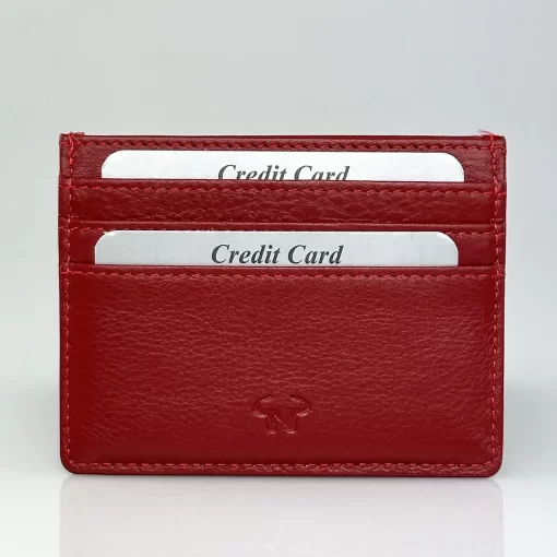 Δερμάτινη Καρτοθήκη Calfnero C1044 Κόκκινο