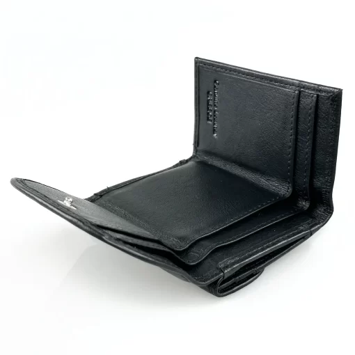 Δερμάτινο Γυναικείο Πορτοφόλι Μικρού Μεγέθους Calfnero C1193 Μαύρο