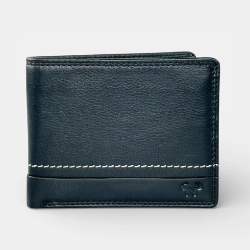 Δερμάτινο Ανδρικό Πορτοφόλι Calfnero C1349 Μαύρο