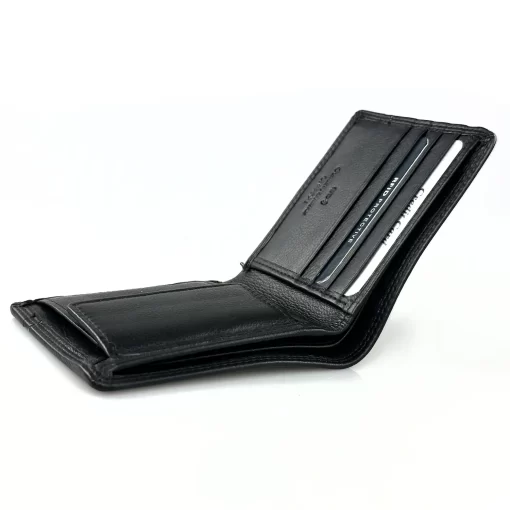 Δερμάτινο Ανδρικό Πορτοφόλι Calfnero C1349 Μαύρο