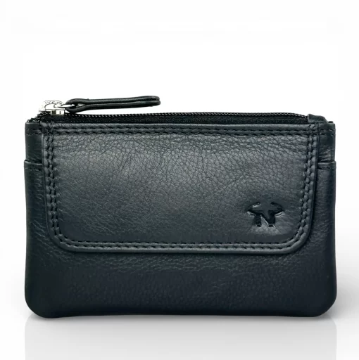 Δερμάτινη Κλειδοθήκη Calfnero C1814 Μαύρη