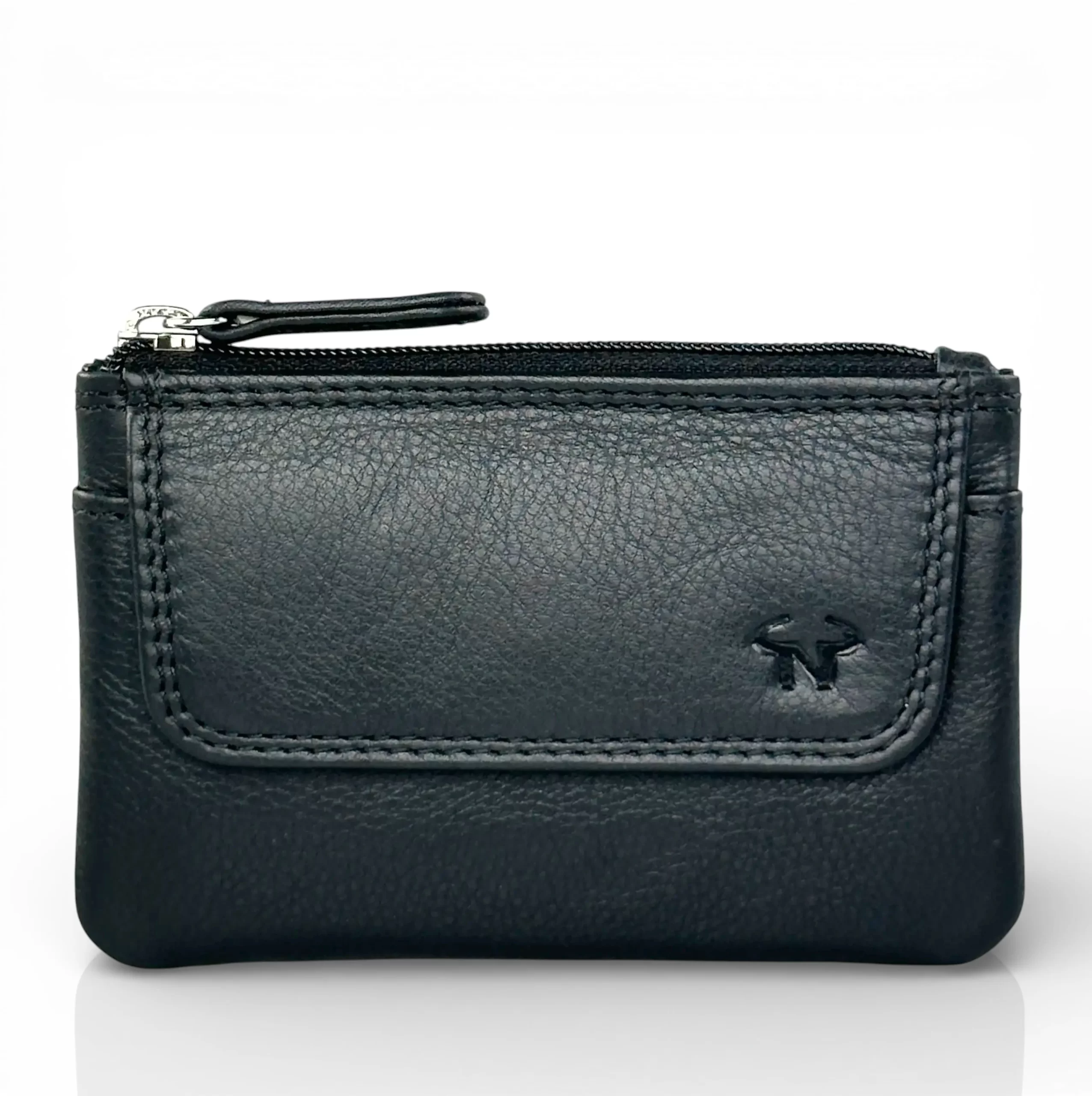 Δερμάτινη κλειδοθήκη Calfnero C1814 μαύρο γνήσιο δέρμα