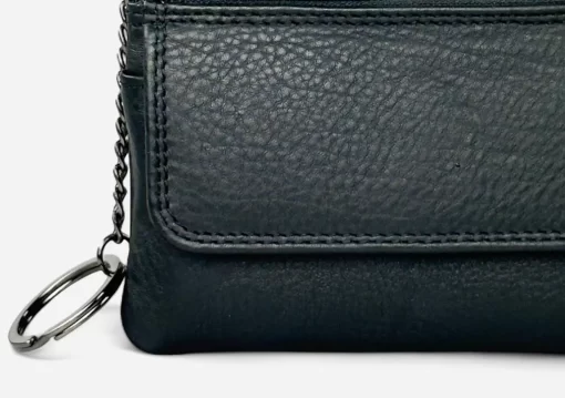 Δερμάτινη Κλειδοθήκη Calfnero C1814 Μαύρη