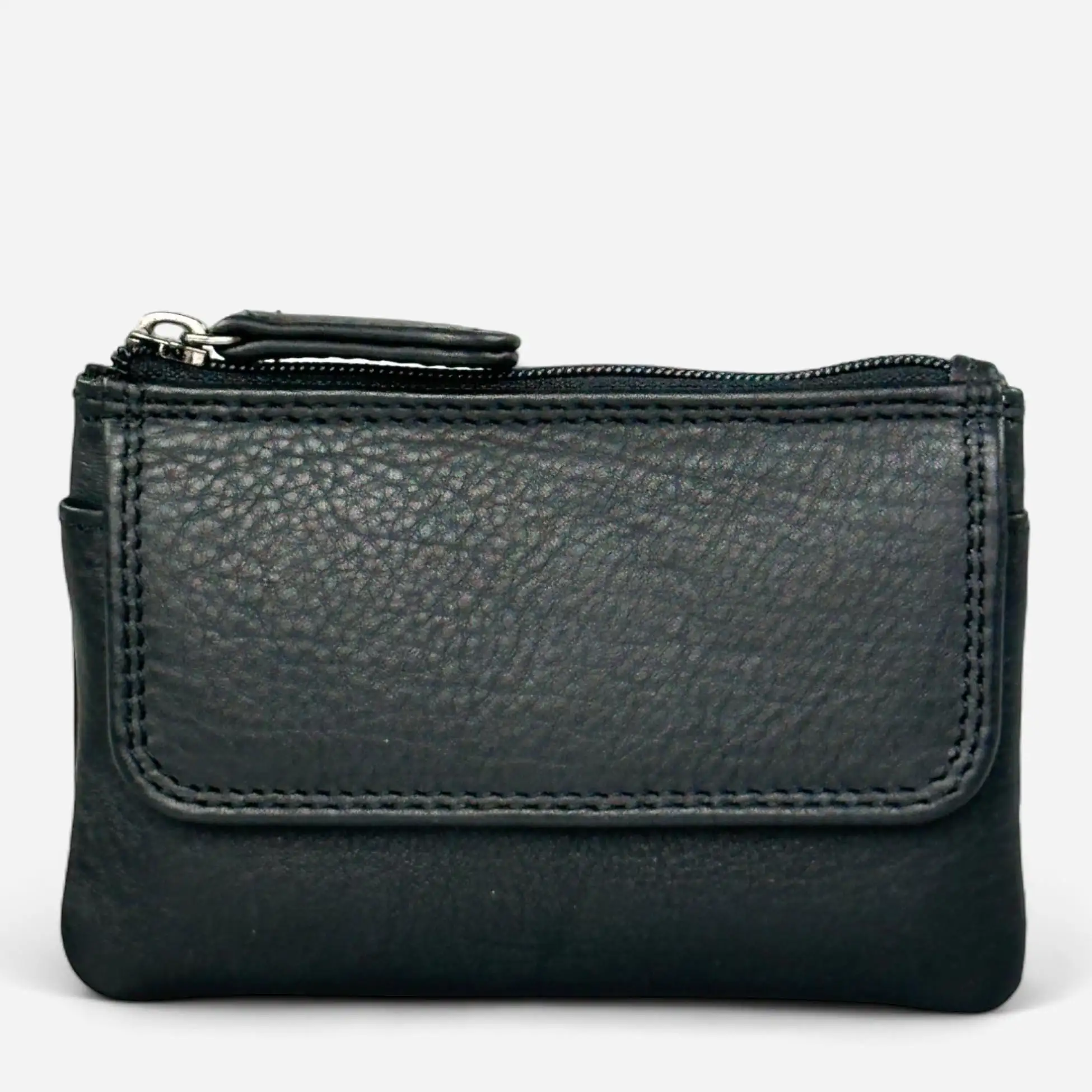 Δερμάτινη κλειδοθήκη Calfnero C1814 μαύρο γνήσιο δέρμα