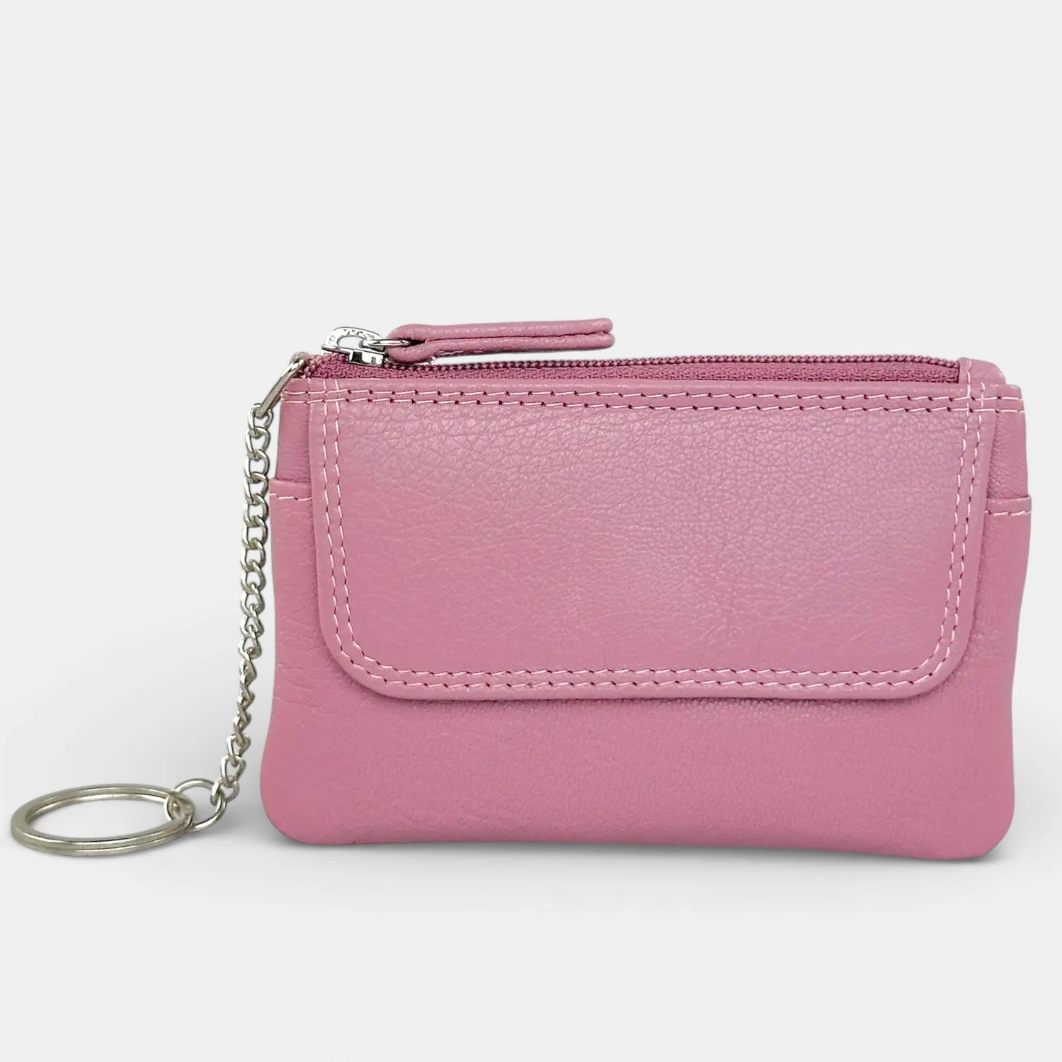 Δερμάτινη κλειδοθήκη Calfnero C1814 φούξια γνήσιο δέρμα