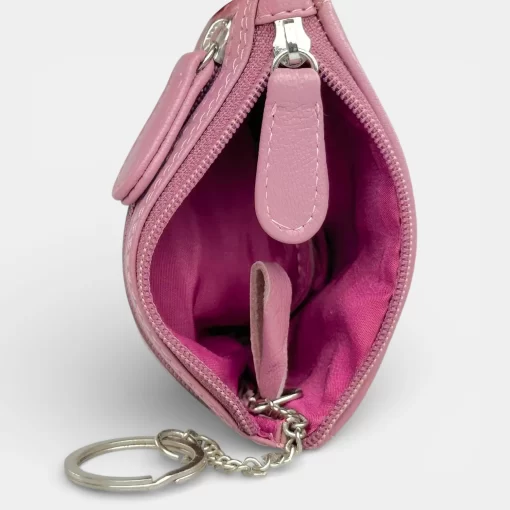 Δερμάτινη Κλειδοθήκη Calfnero C1814 Φούξια