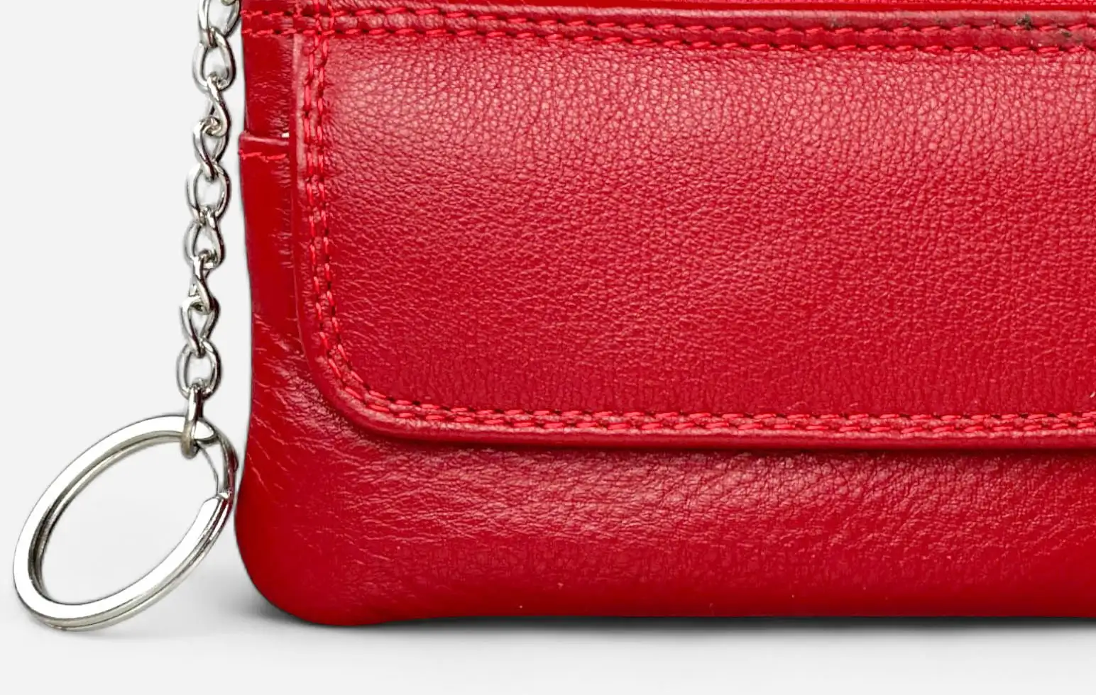 Δερμάτινη κλειδοθήκη Calfnero C1814 κόκκινο γνήσιο δέρμα