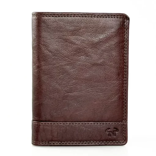 Δερμάτινο Ανδρικό Πορτοφόλι Calfnero C1920 Καφέ