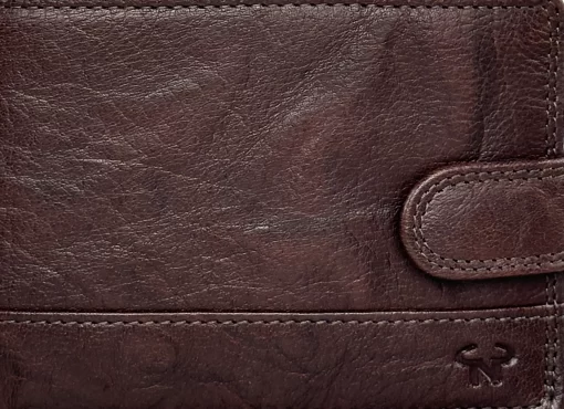 Δερμάτινο Ανδρικό Πορτοφόλι Calfnero C1921 Καφέ