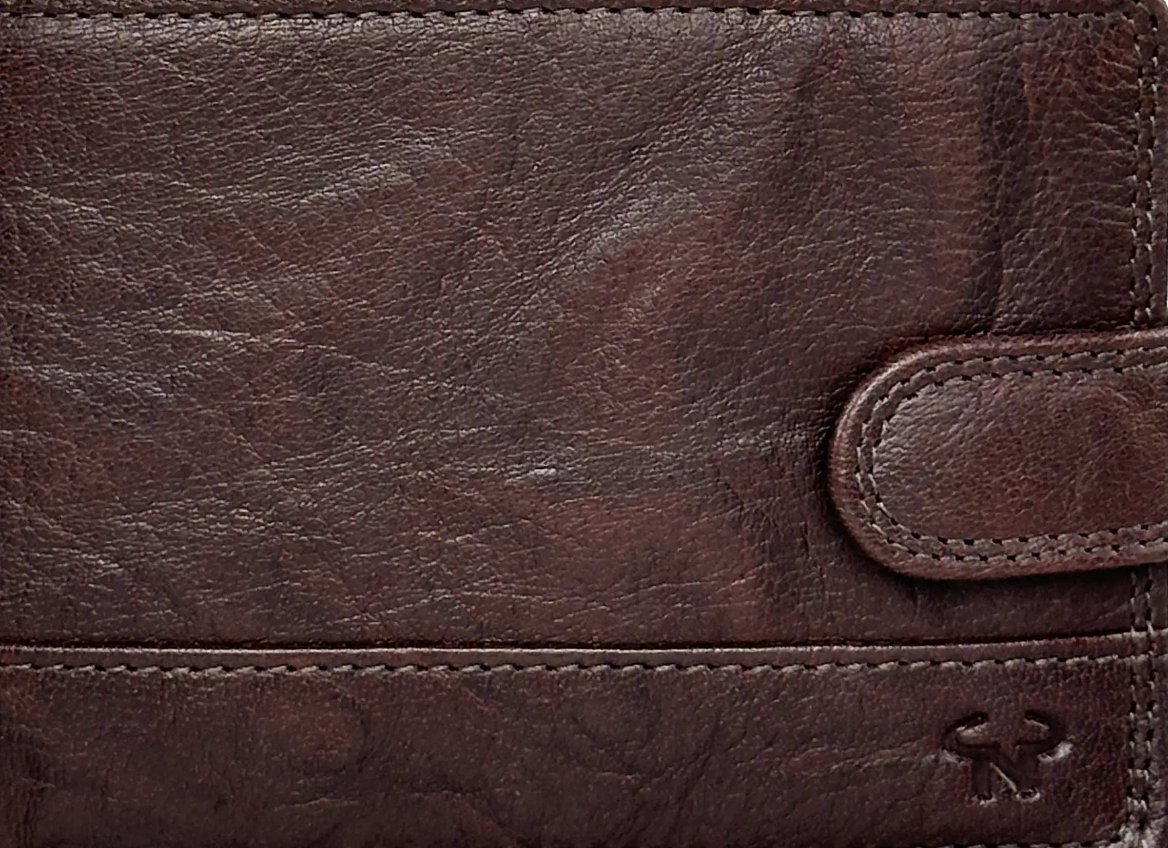 Ανδρικό δερμάτινο πορτοφόλι Calfnero C1921 καφέ