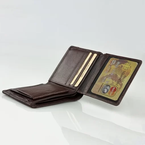 Δερμάτινο Ανδρικό Πορτοφόλι Calfnero C1923 Καφέ