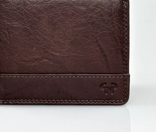 Δερμάτινο Ανδρικό Πορτοφόλι Calfnero C1923 Καφέ