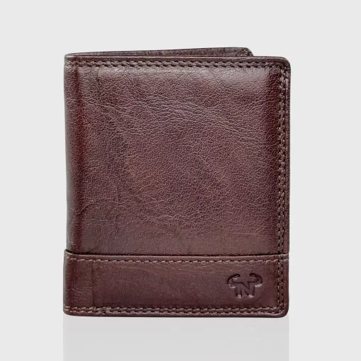 Δερμάτινο Ανδρικό Πορτοφόλι Calfnero C1924 Καφέ