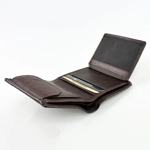 Δερμάτινο Ανδρικό Πορτοφόλι Calfnero C1924 Καφέ