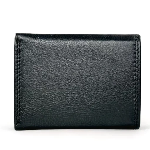 Δερμάτινο Γυναικείο Πορτοφόλι Μικρού Μεγέθους Calfnero C2004 Μαύρο