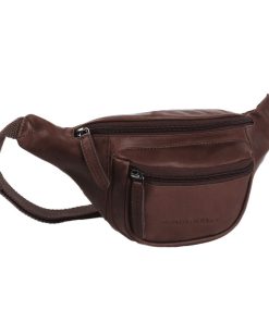 Τσαντάκι μέσης δέρμα Chesterfield C23.000201-Καφε