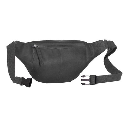 Τσαντάκι μέσης δέρμα Chesterfield C23.000200-Μαυρο