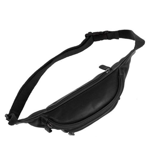 Τσαντάκι μέσης δέρμα Chesterfield C23.000200-Μαυρο