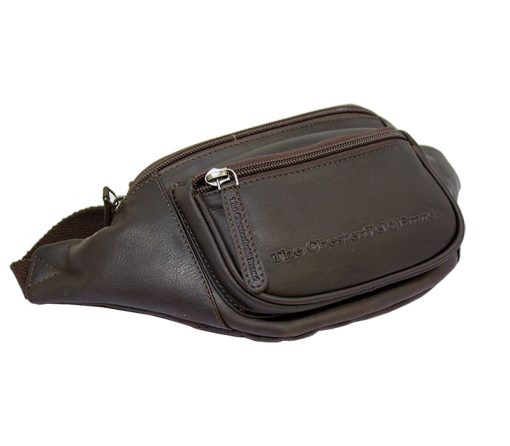 Τσαντάκι μέσης δέρμα Chesterfield C23.000201-Καφε