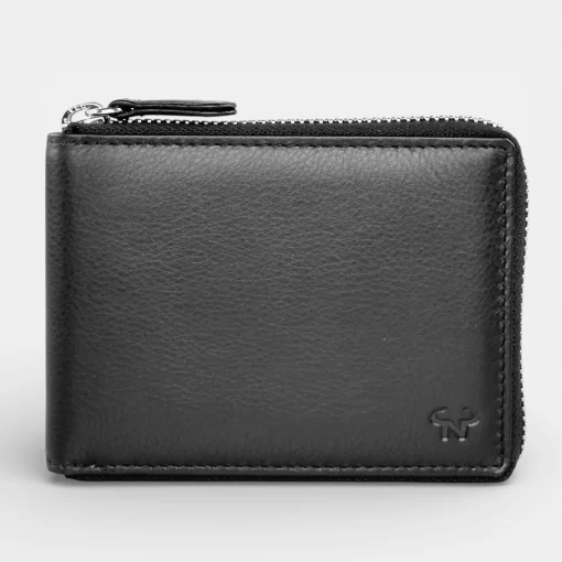 Δερμάτινο Ανδρικό Πορτοφόλι Calfnero C31609 Μαύρο