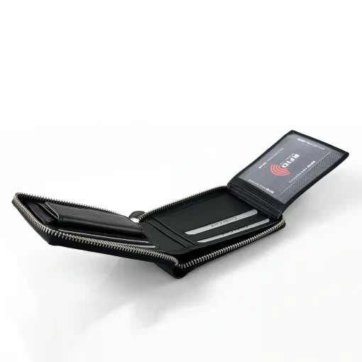 Δερμάτινο Ανδρικό Πορτοφόλι Calfnero C31609 Μαύρο