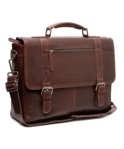Δερμάτινος χαρτοφύλακας Καφέ The chesterfield Brand C40.109301