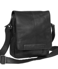 Tσάντα χιαστί δέρμα Chesterfield C48.055000-Μαυρο