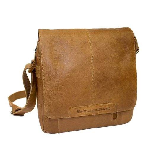 Tσάντα χιαστί δέρμα Chesterfield C48.055101-Καφε