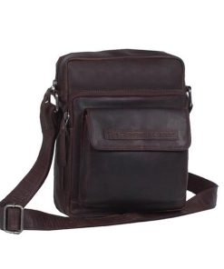 Tσάντα χιαστί δέρμα Chesterfield C48.083701-Καφε