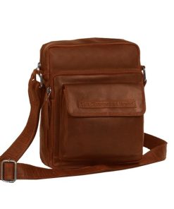 Tσάντα χιαστί δέρμα Chesterfield C48.083731-Καμελ